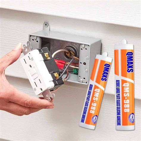 caulking electrical boxes|electrical sealing holes.